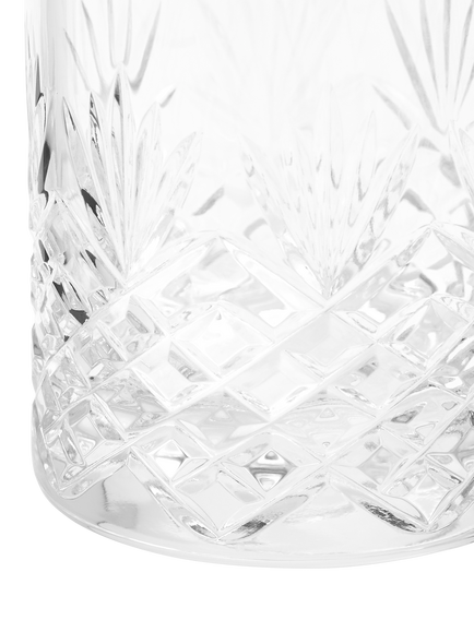 Royal Doulton Highgate Cut Crystal Double Old Fashioned Tumbler Glass, Set of 4, 360ml, Clear - view 2, Clear