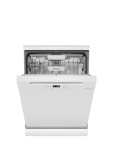 Miele G5811 SC Active Plus Freestanding Dishwasher, White, White