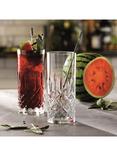 Royal Doulton Ashmere Crystal Cut Glass Highball, Set of 2, 320ml, Clear