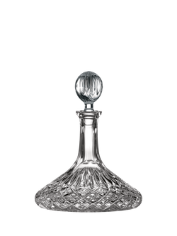 Royal Doulton Ashmere Cut Crystal Glass Ship's Decanter, 1L, Clear, Clear