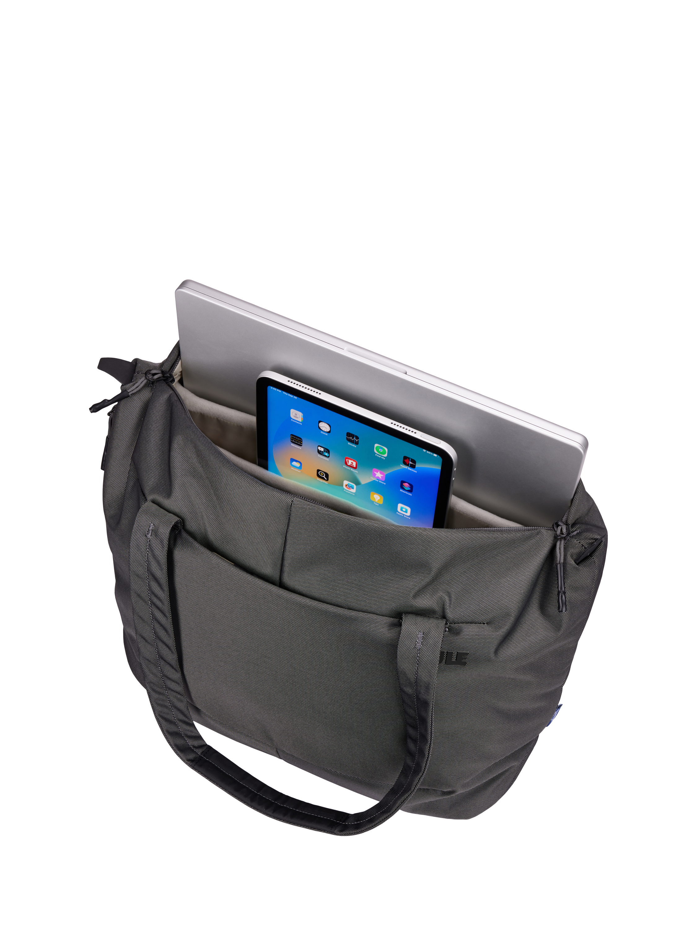 Product image 4 of 10, which shows Thule Subterra Tote Bag, Vetiver Gray