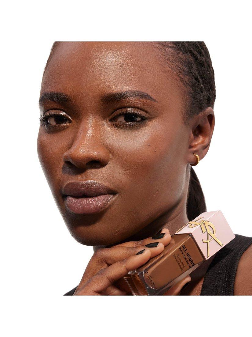 Product image 4 of 8, which shows Yves Saint Laurent All Hours Glow Foundation, DW7
