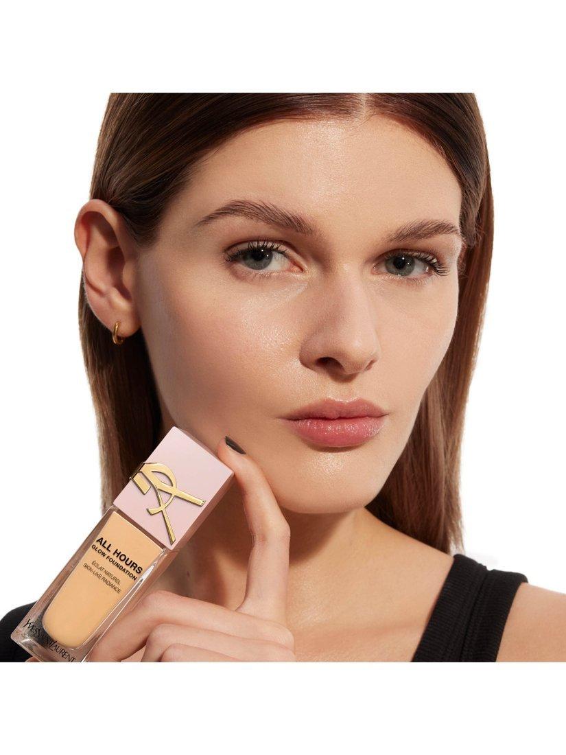 Product image 4 of 8, which shows Yves Saint Laurent All Hours Glow Foundation, LW1