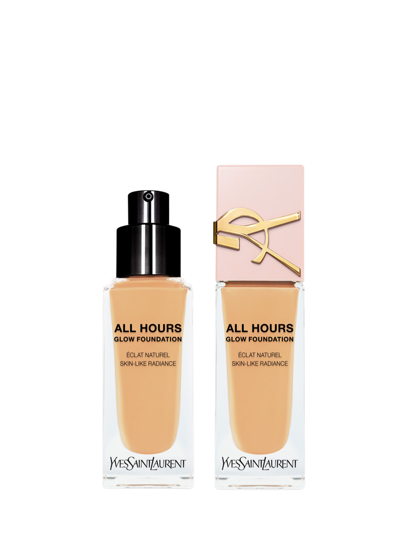 Product image 1 of 8, which shows Yves Saint Laurent All Hours Glow Foundation, LW8