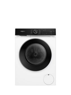 Siemens iQ500 i-DOS Freestanding Washing Machine, 9kg Load, 1600rpm Spin, WG46H2A9GB, WG46H2AXGB, White