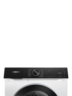 Siemens iQ500 i-DOS Freestanding Washing Machine, 9kg Load, 1600rpm Spin, WG46H2A9GB, WG46H2AXGB - view 2, White