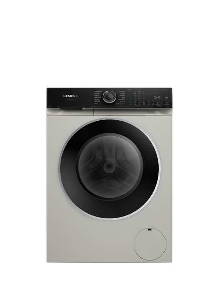 Siemens iQ500 i-DOS Freestanding Washing Machine, 9kg Load, 1600rpm Spin, WG46H2A9GB, WG46H2AXGB, Silver
