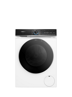 Siemens iQ700 i-DOS Freestanding Washing Machine, 10kg Load, 1600rpm Spin, WG56B2A2GB, WG56B2A3GB, White