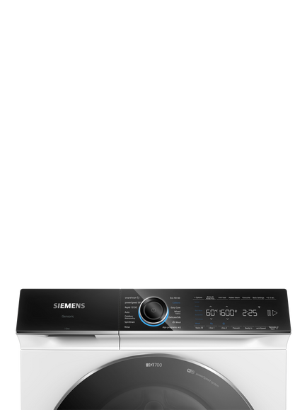 Siemens iQ700 i-DOS WG56B2A2GB Freestanding Washing Machine, 10kg Load, 1600rpm Spin, White - view 2, White