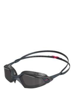 Speedo Aquapulse Pro Swimming Goggles, Grey/Phoenix, Grey/Phoenix