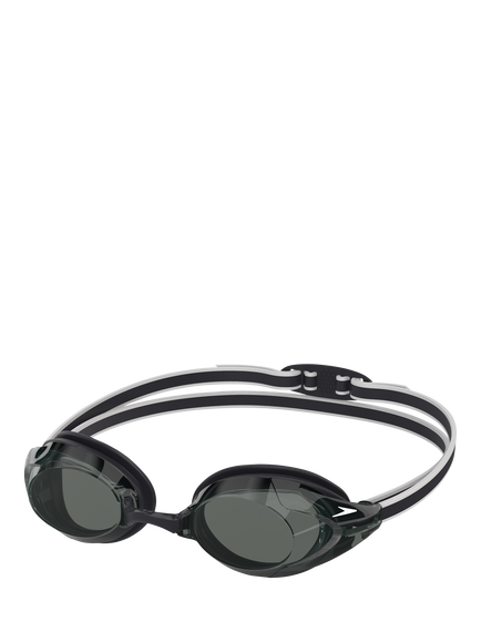 Speedo Vanquisher 3.0 Training Swimming Goggles, Black/Smoke, Black/Smoke