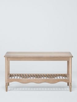 John Lewis Heritage Shoe Bench, Ash Wash - view 2, Ash Wash