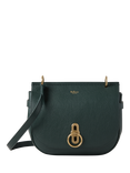 Mulberry Amberley Small Classic Grain Leather Satchel, Mulberry Green