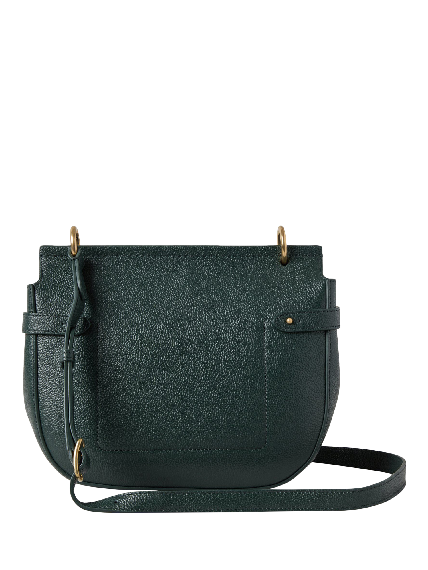 Product image 3 of 6, which shows Mulberry Amberley Small Classic Grain Leather Satchel, Mulberry Green