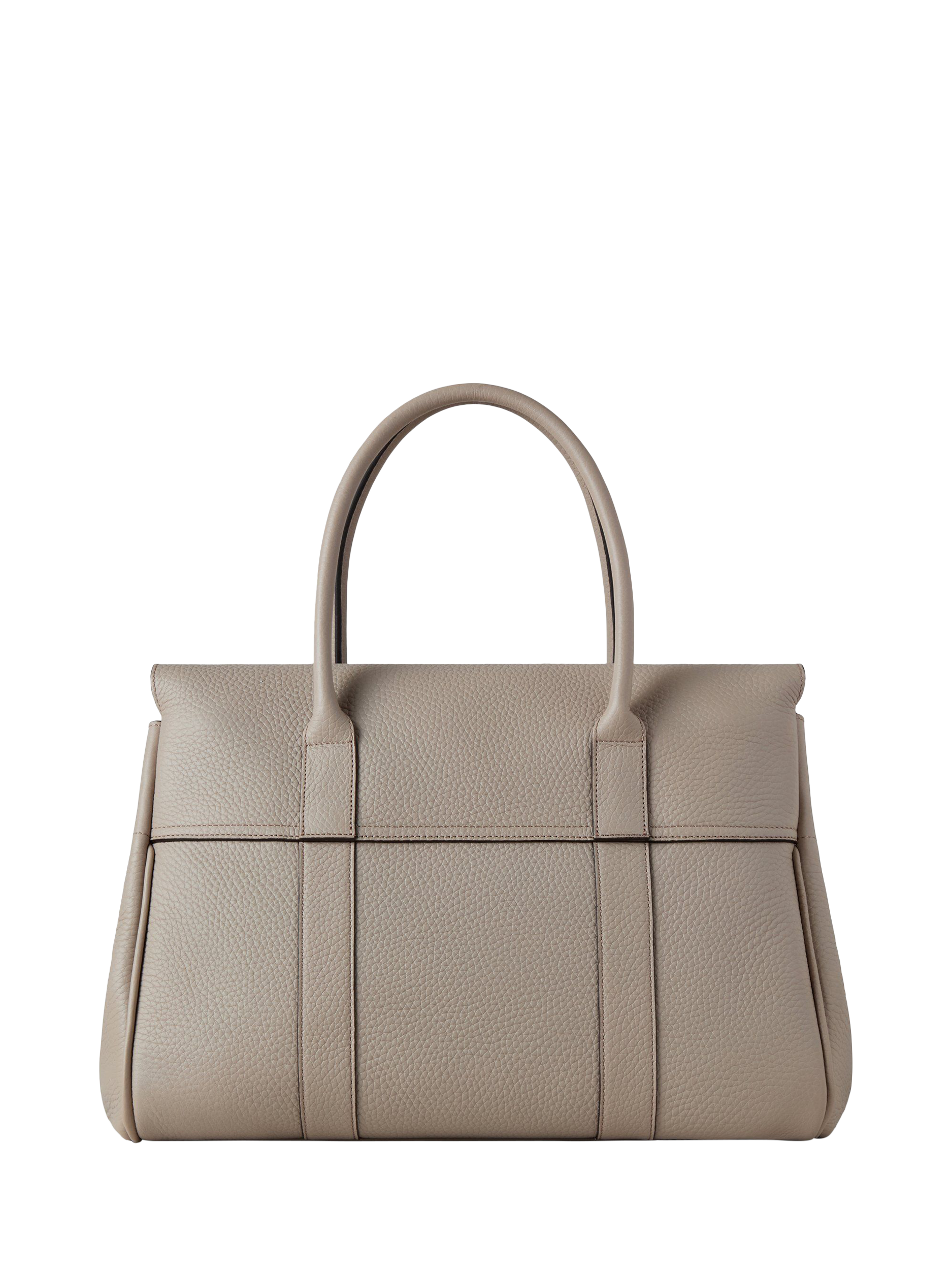 Product image 2 of 5, which shows Mulberry Bayswater Heavy Grain Leather Tote Bag, Cashmere Taupe