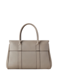 Mulberry Bayswater Heavy Grain Leather Tote Bag, Cashmere Taupe