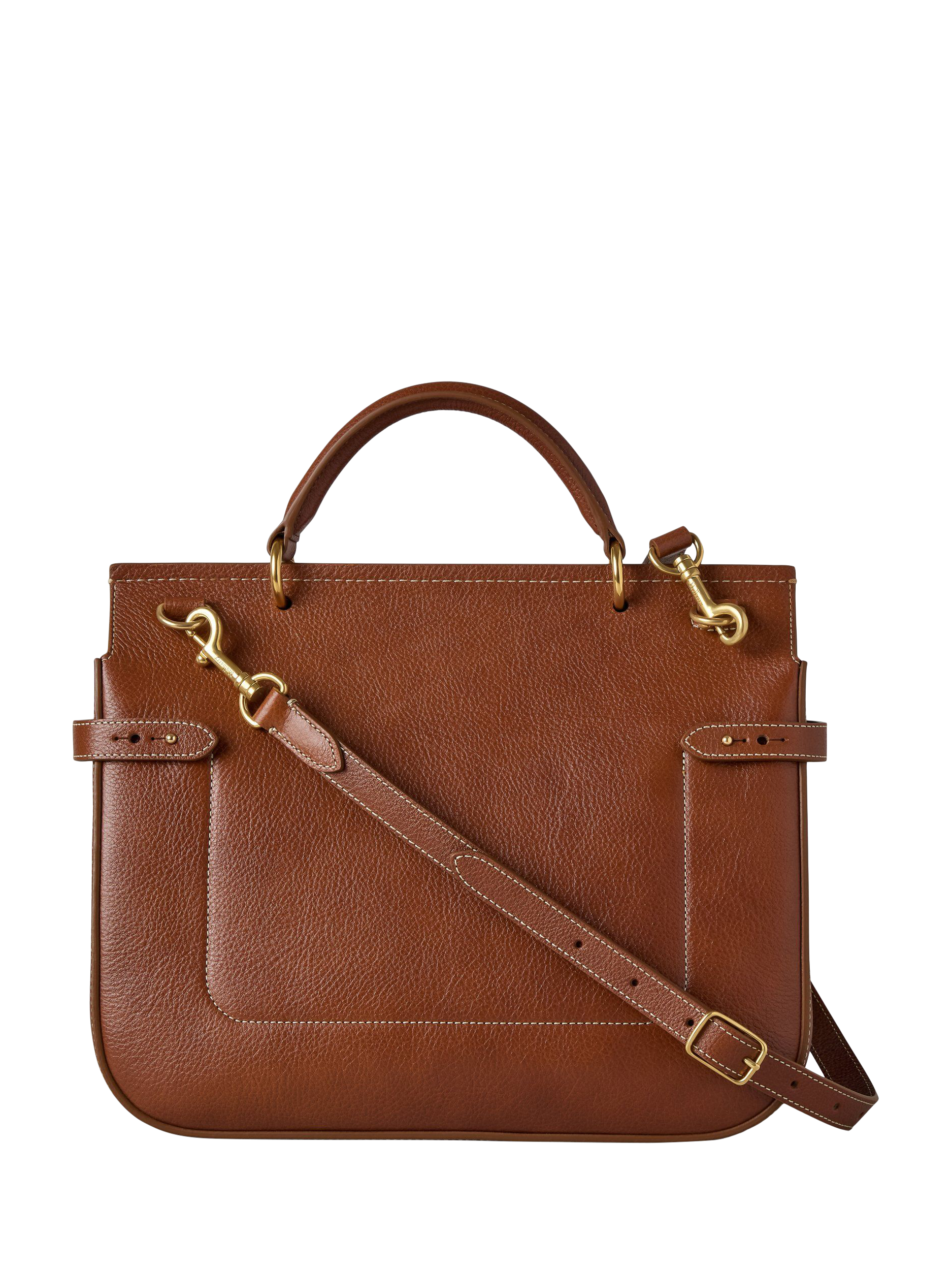 Product image 2 of 5, which shows Mulberry Amberley Large Top Handle Leather Bag, Oak
