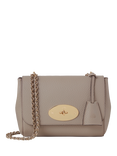 Mulberry Lily Heavy Grain Leather Chain Strap Shoulder Bag, Cashmere Taupe