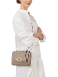 Mulberry Lily Heavy Grain Leather Chain Strap Shoulder Bag, Cashmere Taupe