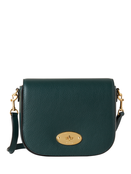 Mulberry Small Darley Classic Grain Leather Satchel, Mulberry Green