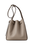 Mulberry Small Lyra Leather Bucket Bag, Cashmere Taupe