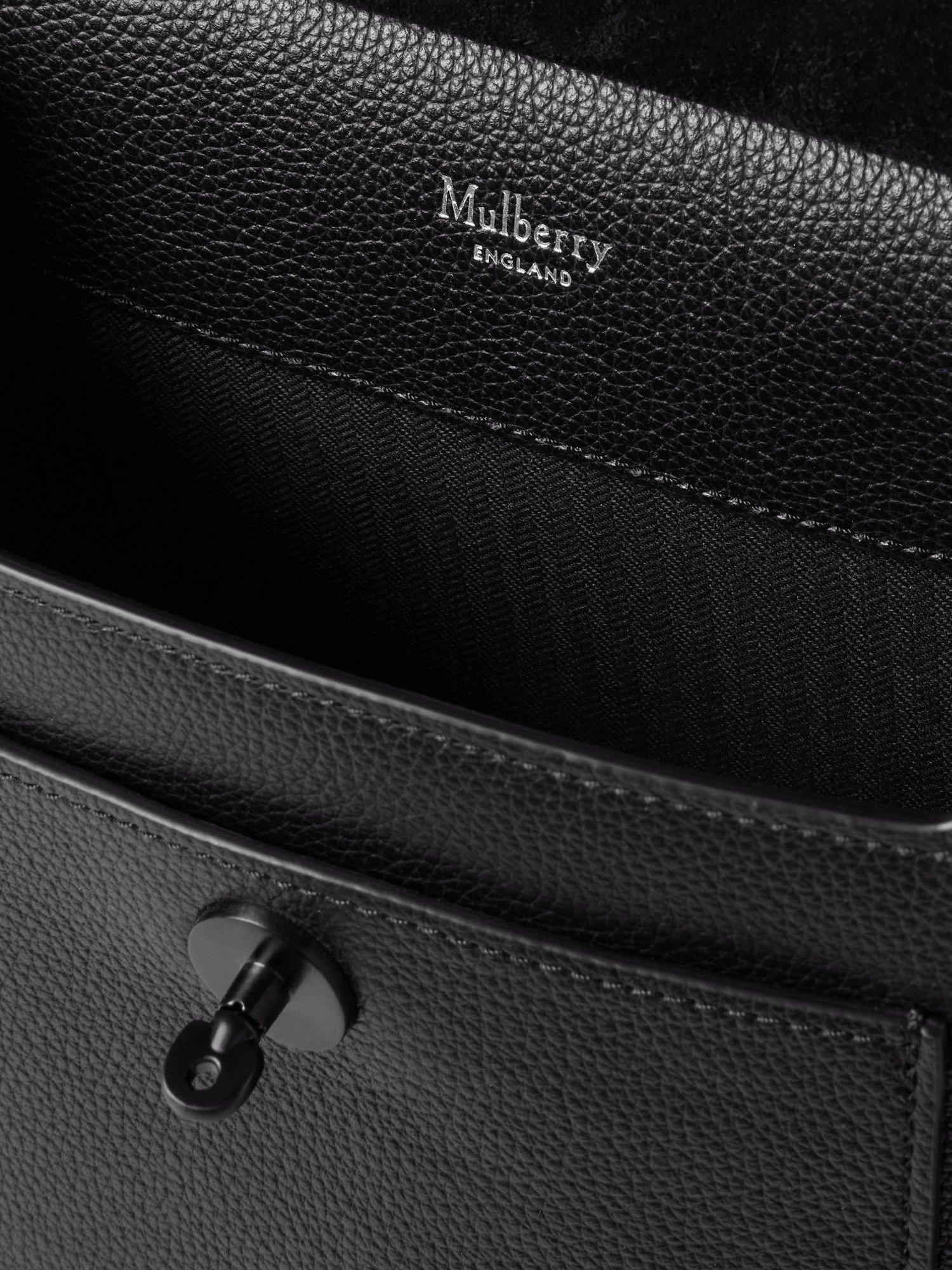 Product image 5 of 6, which shows Mulberry Antony Leather Satchel, Black