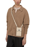 Mulberry Mini Antony Small Classic Grain Leather Crossbody Bag, Eggshell