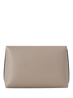 Mulberry Darley Classic Grain Leather Small Cosmetic Pouch - view 2, Cashmere Taupe