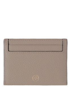 Mulberry Continental Small Classic Grain Leather Credit Card Slip - view 2, Cashmere Taupe