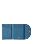 Mulberry Leather Compact Bifold Wallet, Brighton Blue & Night Sky