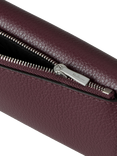 Mulberry Folded Multi-Card Small Classic Grain Leather Wallet, Black Cherry