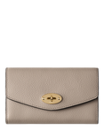 Mulberry Darley Medium Classic Grain Leather Wallet, Cashmere Taupe