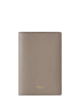 Mulberry Leather Passport Cover, Taupe