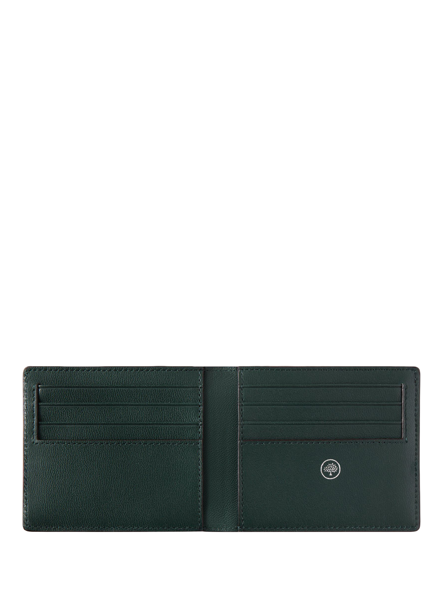 Product image 2 of 2, which shows Mulberry Eight Card Small Classic Grain Leather Wallet, Mulberry Green