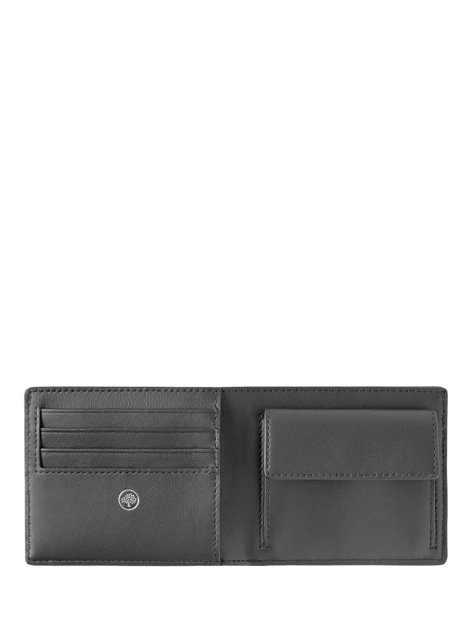 Product image 2 of 2, which shows Mulberry Heritage Leather Bifold Coin Wallet, Black
