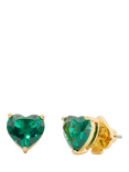 kate spade new york Cubic Zirconia Heart Stud Earrings