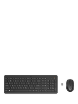 HP 330 Wireless Keyboard & Mouse, Black