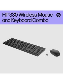HP 330 Wireless Keyboard & Mouse, Black - view 2, Black