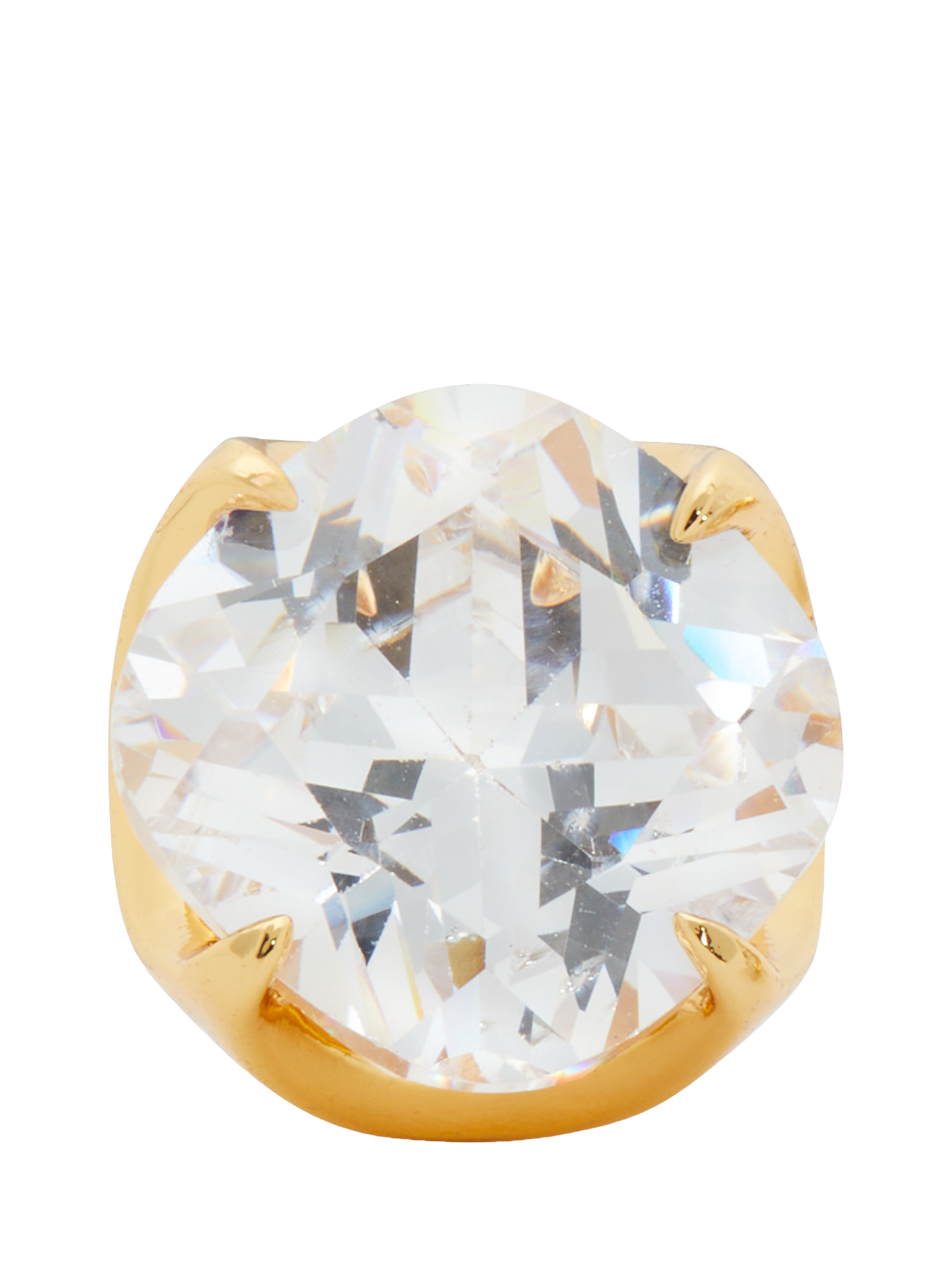Product image 2 of 2, which shows kate spade new york Cubic Zirconia Claw Stud Earrings, Clear