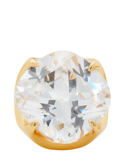 kate spade new york Cubic Zirconia Claw Stud Earrings - view 2, Clear