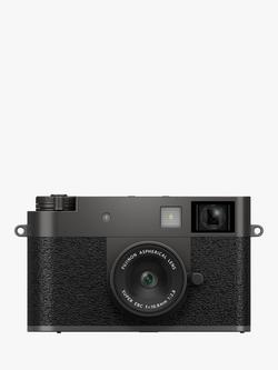 Fujifilm X half Digital Compact Camera, Full HD, 17.74MP, Wi-Fi, Bluetooth, Optical Viewfinder, Vertical LCD Screen, Charcoal Silver