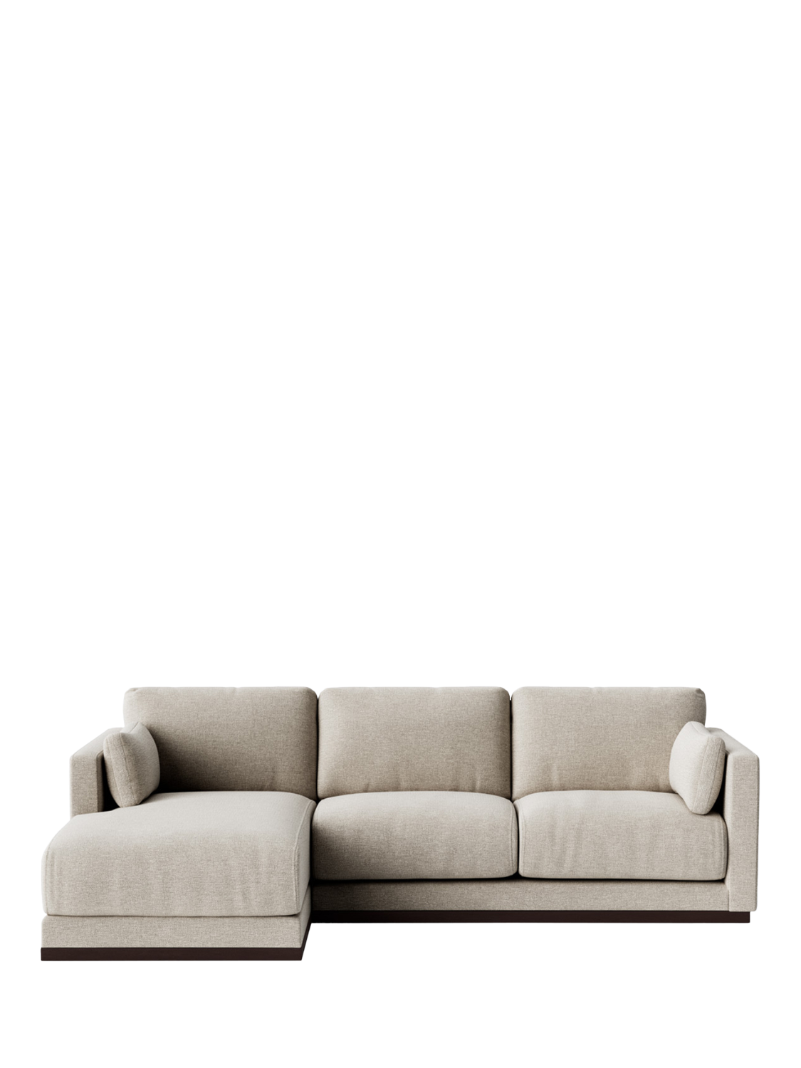 Alesund Range, Swoon Alesund Large 3 Seater LHF Chaise End Sofa, House Weave Chalk
