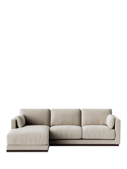 Swoon Alesund Large 3 Seater LHF Chaise End Sofa, House Weave Chalk