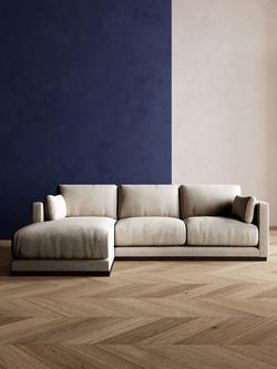 Swoon Alesund Large 3 Seater LHF Chaise End Sofa - view 2, House Weave Chalk