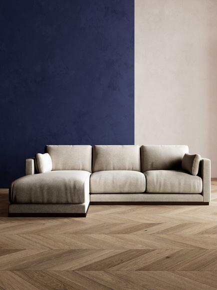 Swoon Alesund Large 3 Seater LHF Chaise End Sofa - view 2, House Weave Chalk