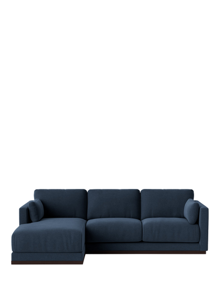Swoon Alesund Large 3 Seater LHF Chaise End Sofa, Smart Wool Indigo