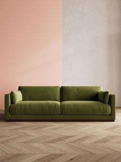 Swoon Alesund Large 3 Seater Sofa - view 2, Easy Velvet Fern