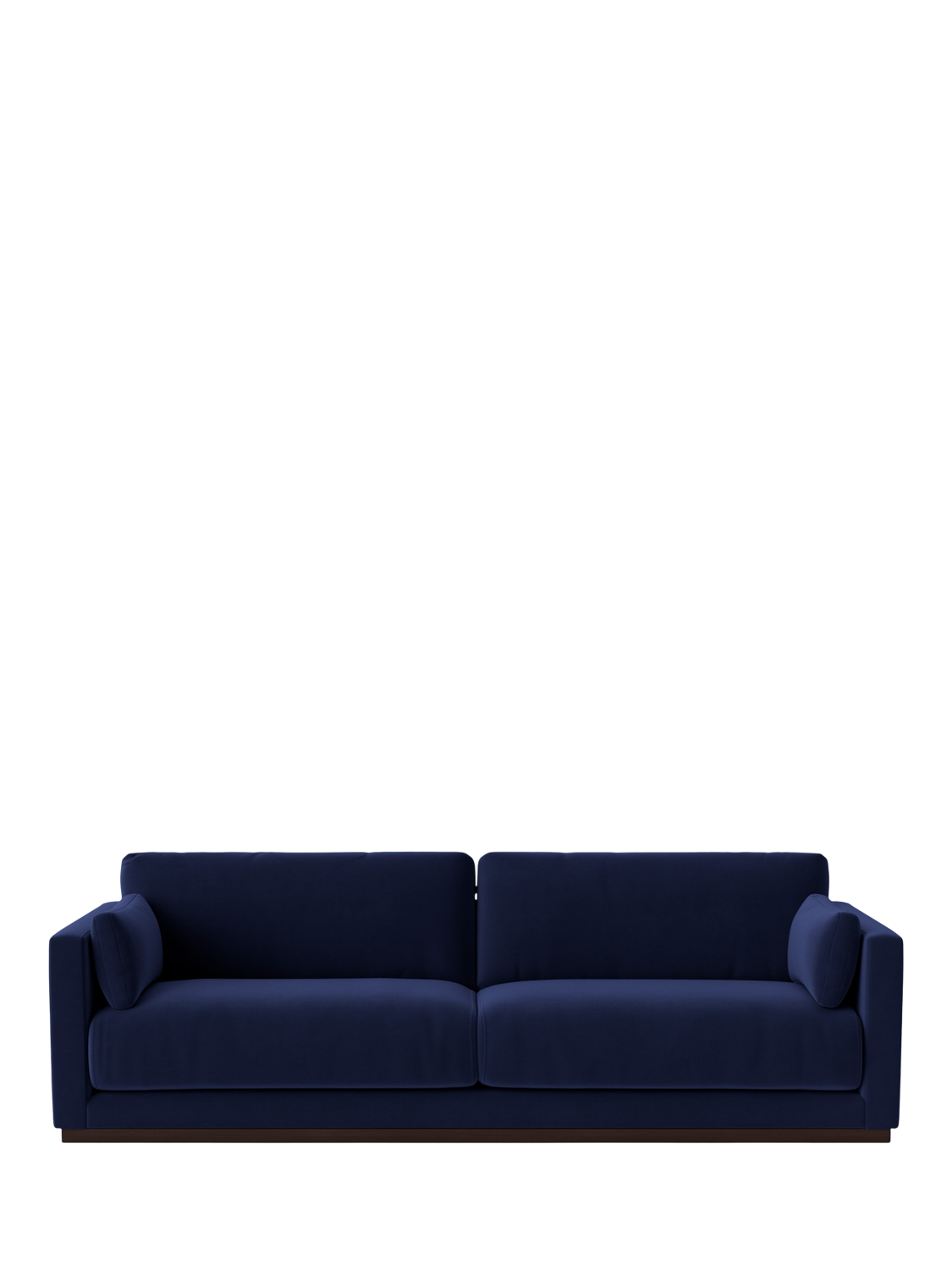 Alesund Range, Swoon Alesund Large 3 Seater Sofa, Easy Velvet Ink