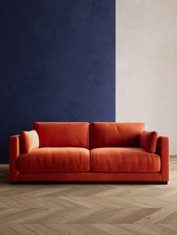 Swoon Alesund Medium 2 Seater Sofa - view 2, Easy Velvet Burnt Orange