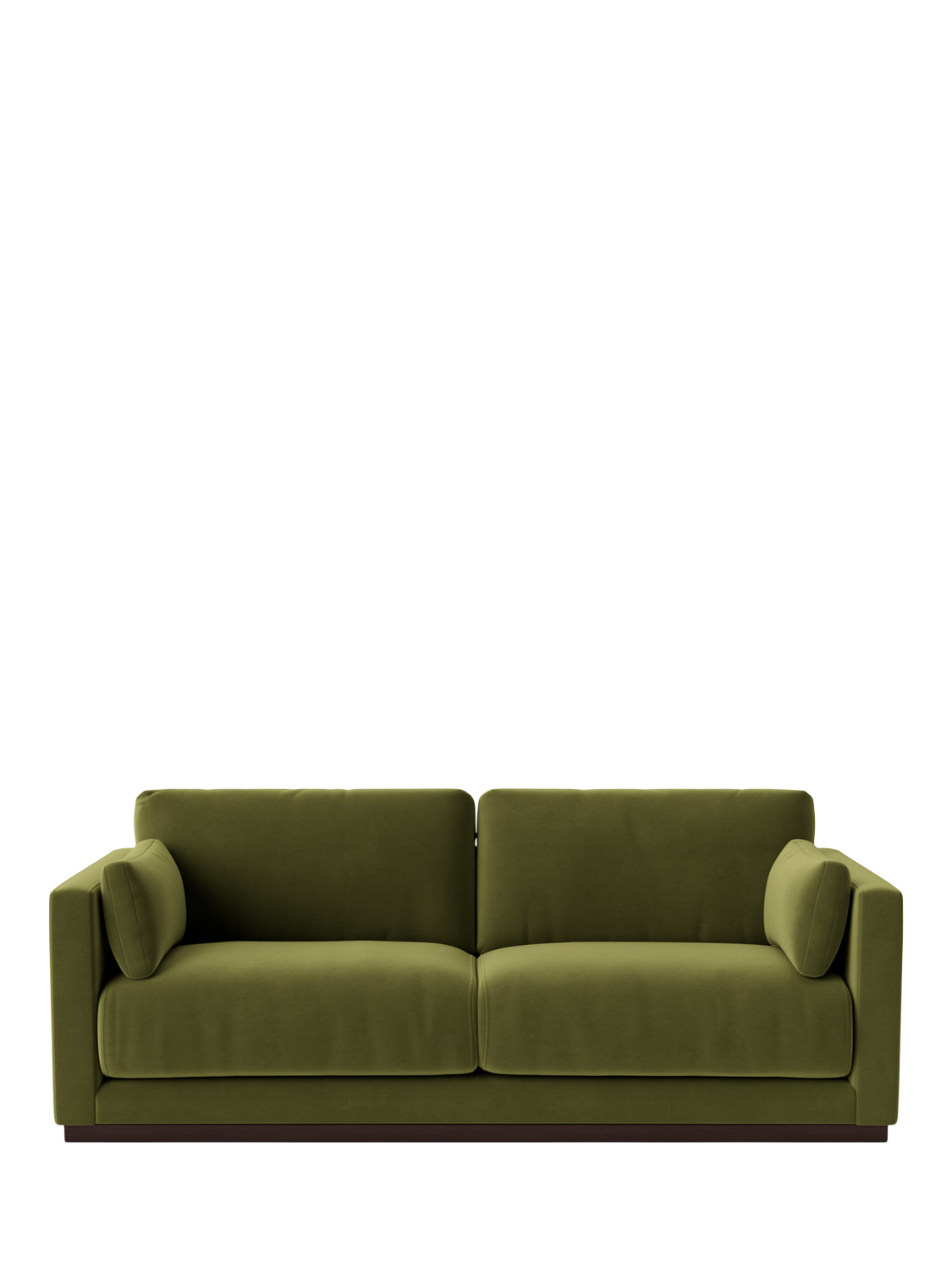 Alesund Range, Swoon Alesund Medium 2 Seater Sofa, Easy Velvet Fern